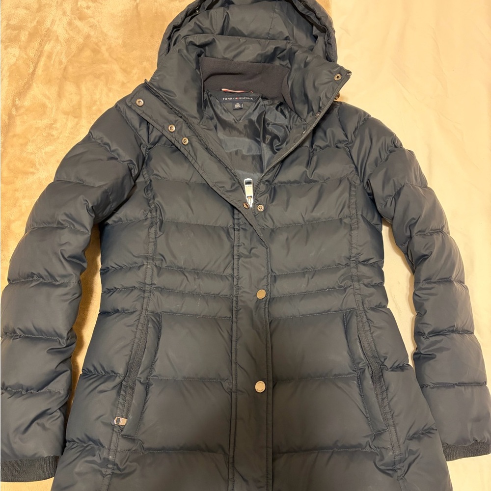 Tommy Hilfiger Women's Dark Gray Puffer Jacket